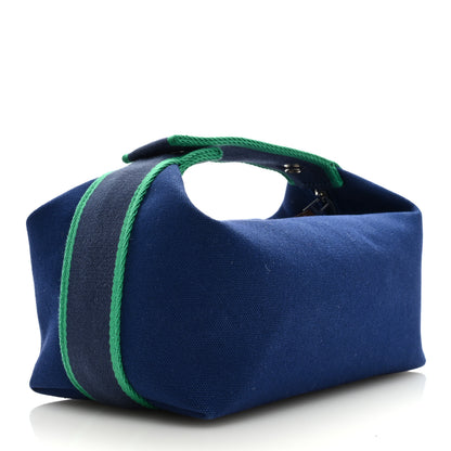 Hermes Canvas Small Bride-A-Brac Pouch Marine 3 of 6
