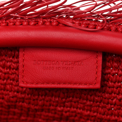 Bottega Veneta Lambskin The Sponge Mini Pouch Red 5 of 7