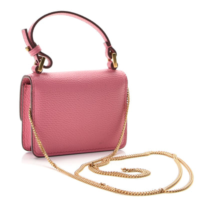 Valentino Garavani Grainy Calfskin Mini VSling Shoulder Bag Flamingo Pink 4 of 9