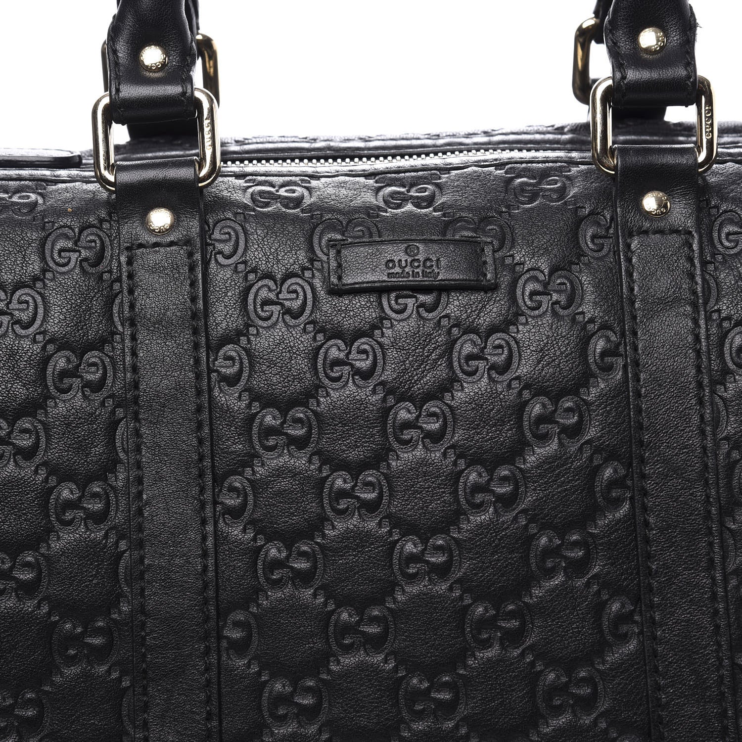 Gucci Guccissima Medium Joy Boston Black 9 of 9