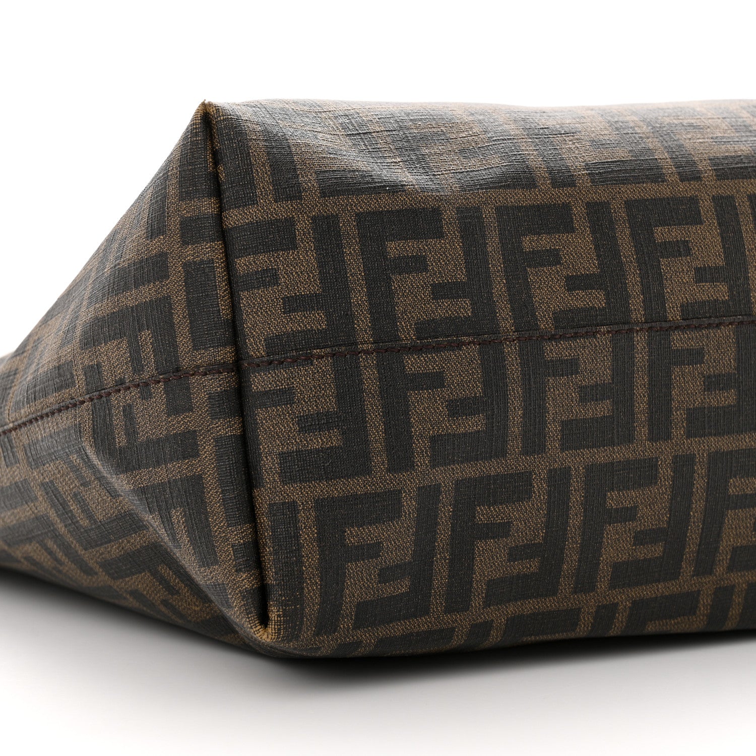 Fendi Zucca Spalmati Medium Roll Tote Tobacco Viola 8 of 16