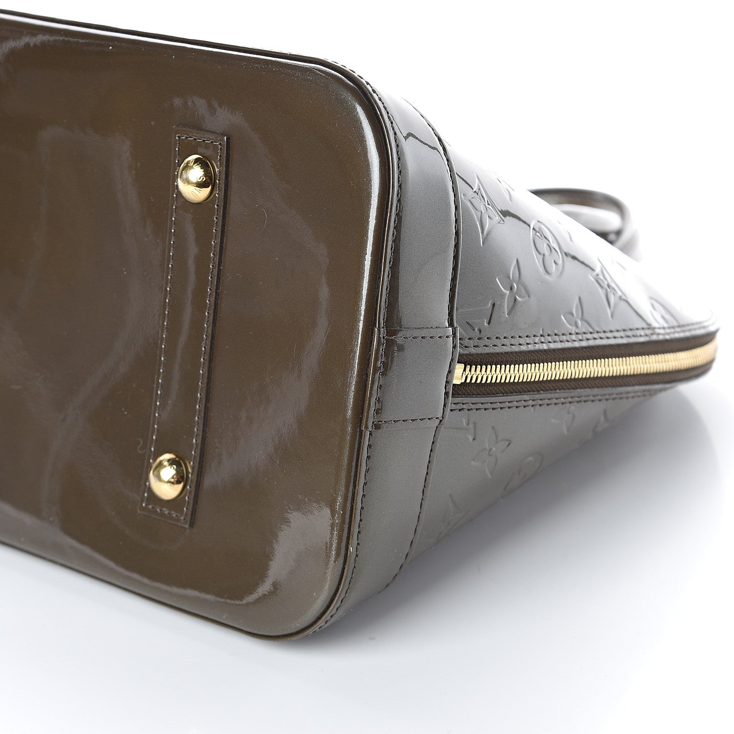 Louis Vuitton Vernis Alma GM Vert Bronze 8 of 8