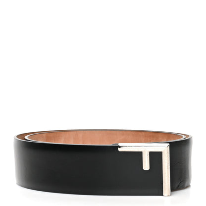 Fendi Vitello Box F Corner Belt 80 32 Black 1 of 8