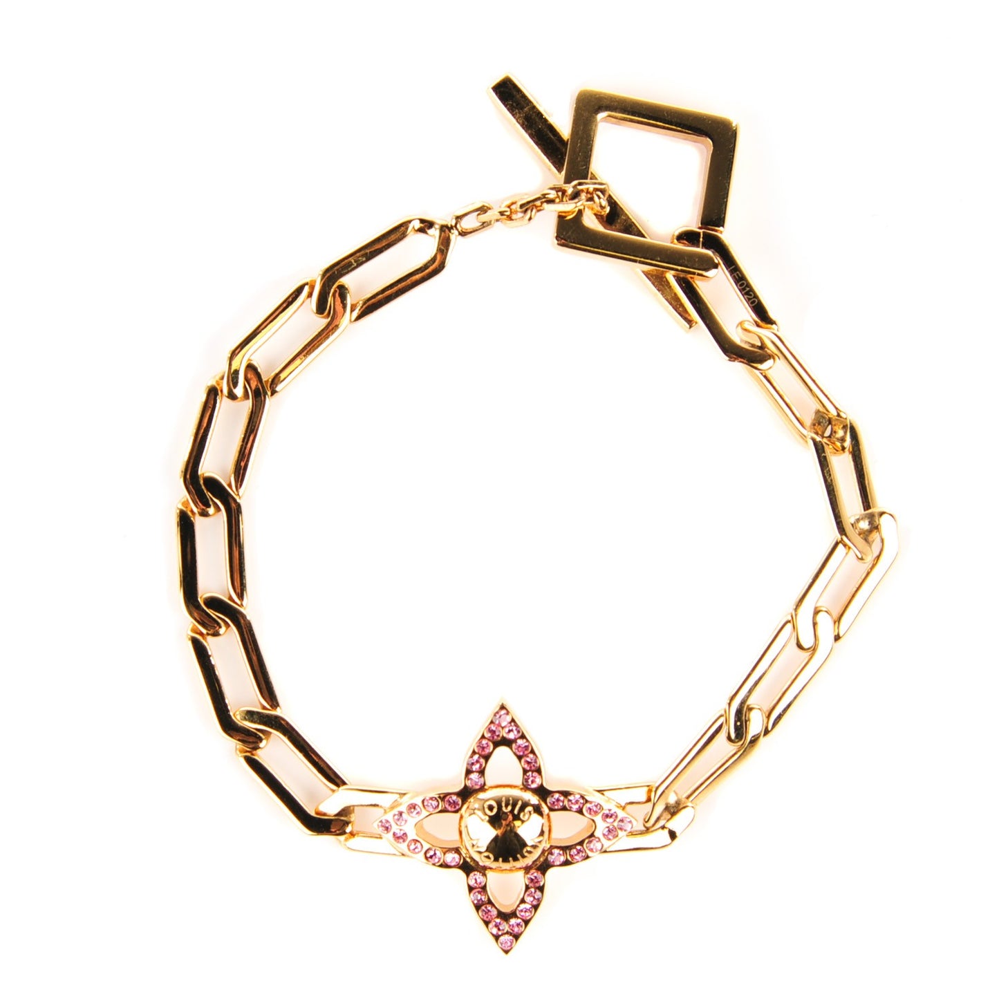 Swarovski Crystal Flower Power Bracelet Gold
