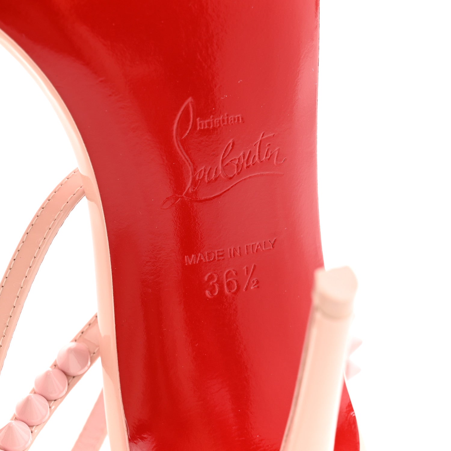Christian Louboutin Patent So Me 100 Sandals 36.5 Rosy 7 of 11