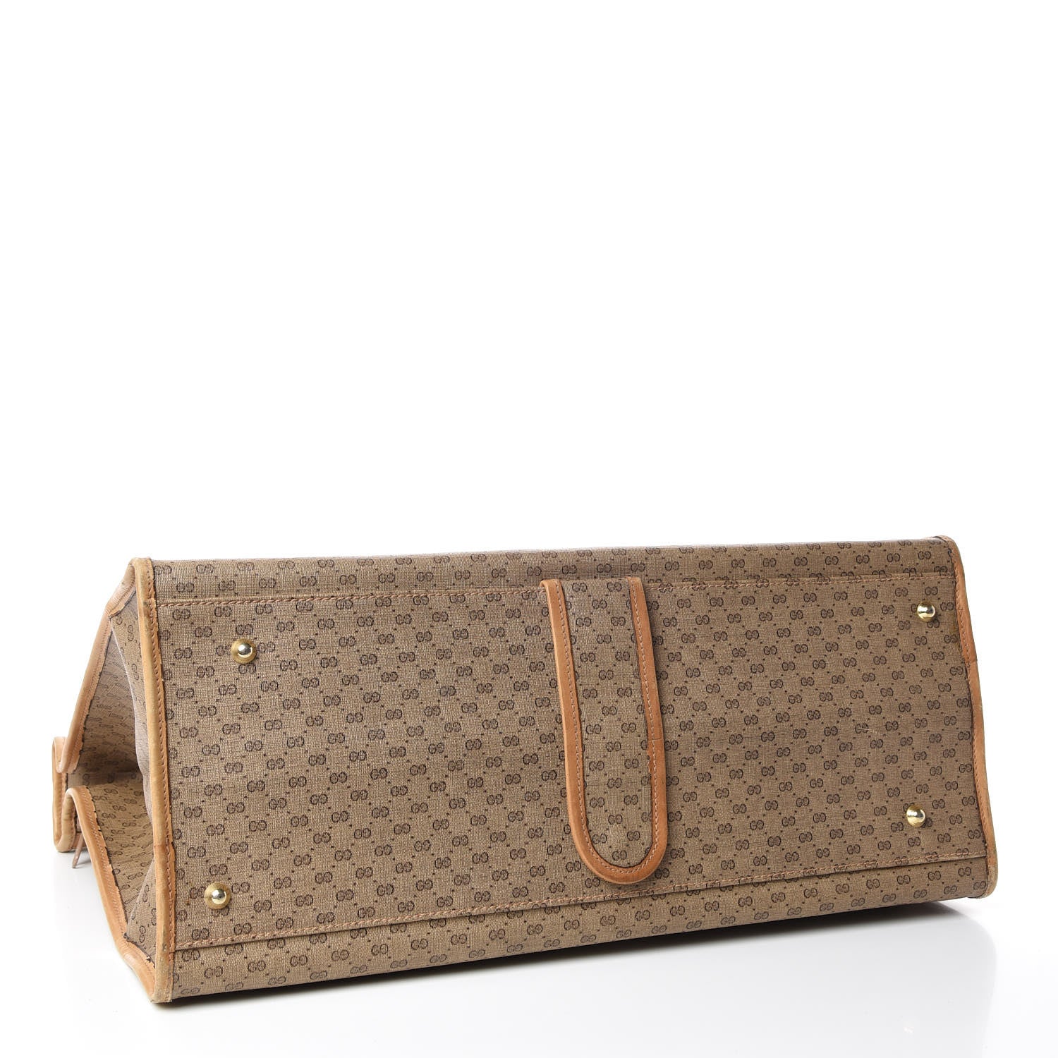 Gucci Coated Canvas Monogram Travel Bag 4 of 22