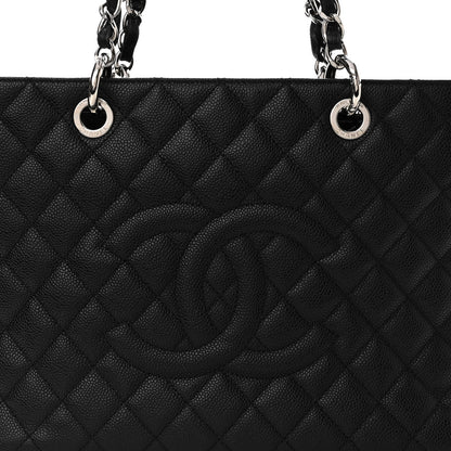 Chanel Caviar Quilted Grand Shopping Tote GST Black 8 of 11