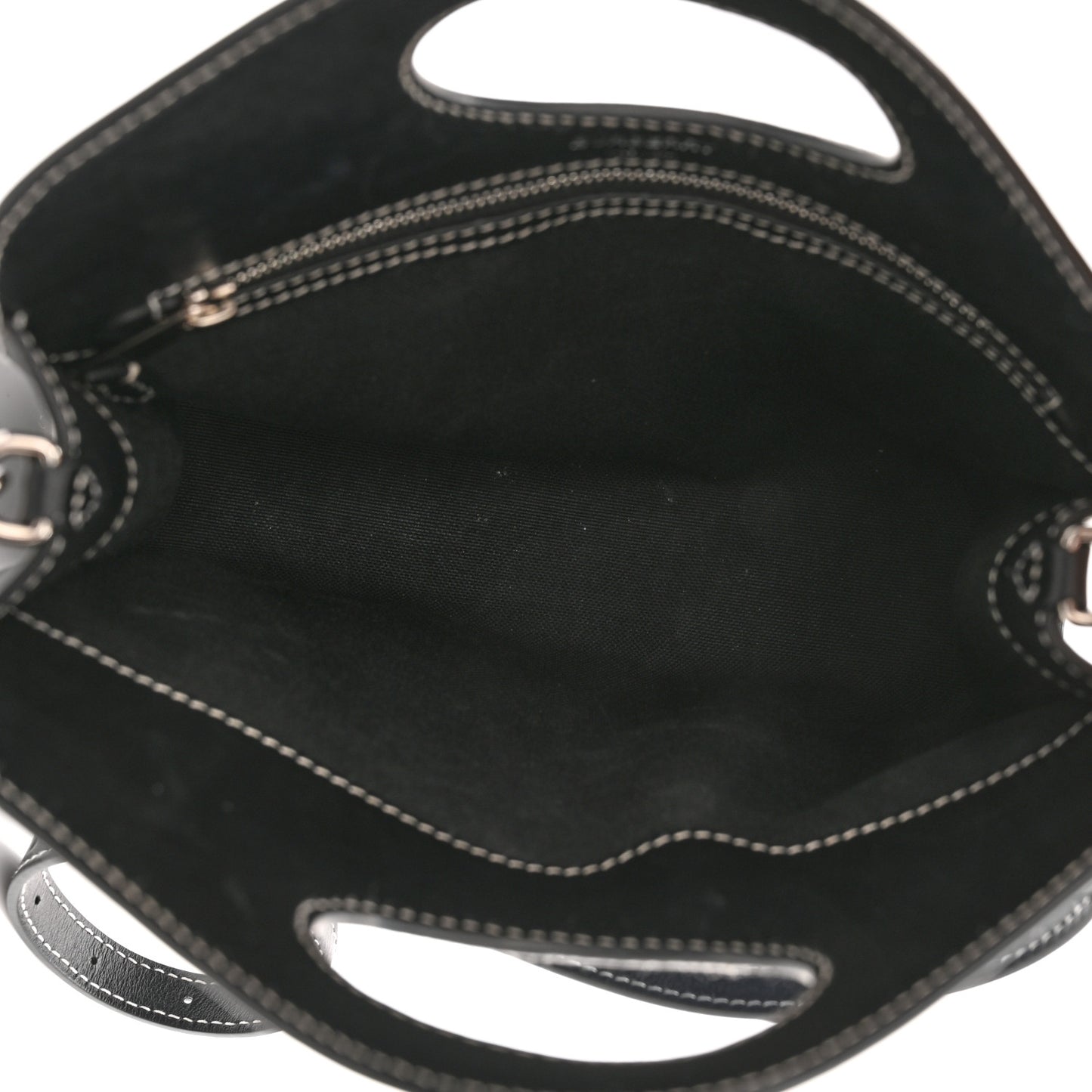 Denim Smooth Calfskin Mini Pocket Bag Blue
