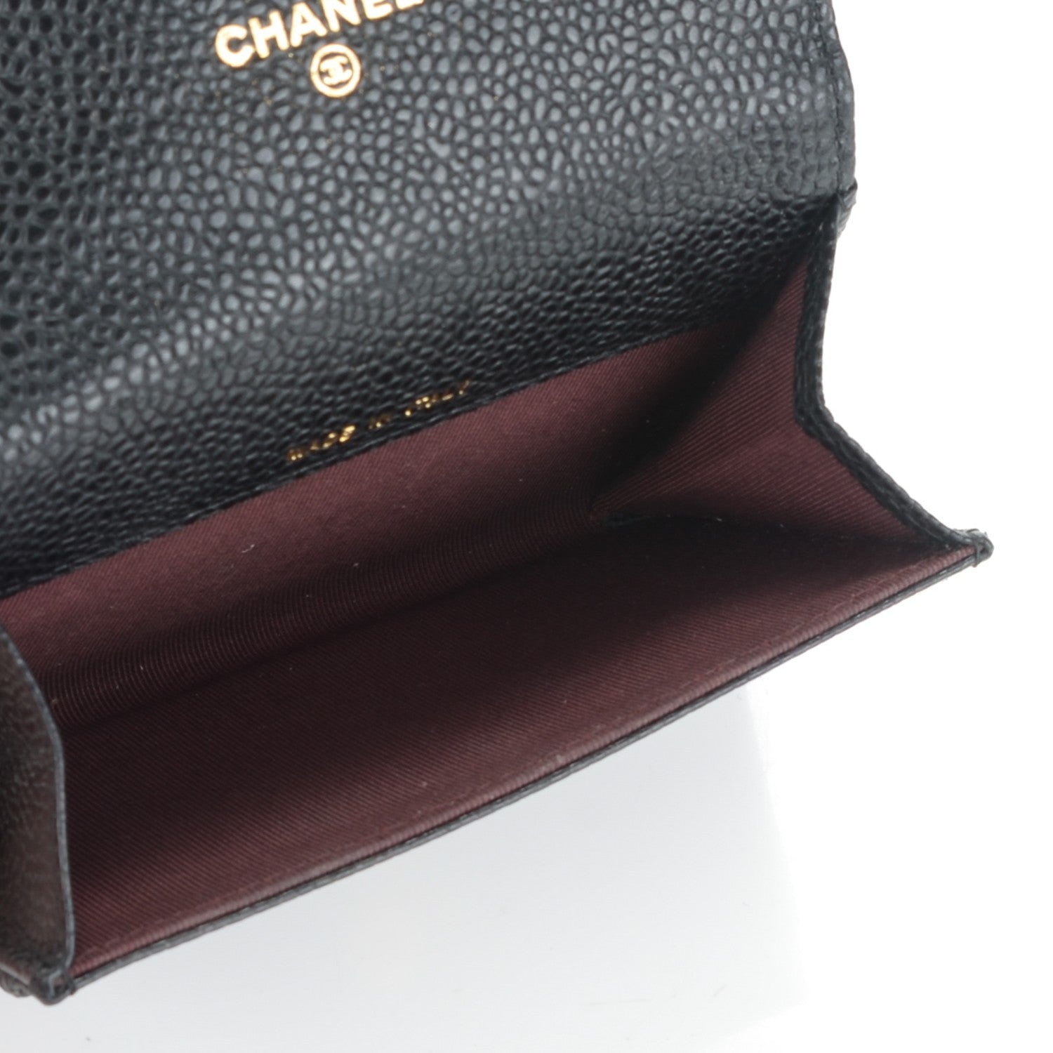 Chanel Caviar Quilted Flap Card Holder Black 5 of 8