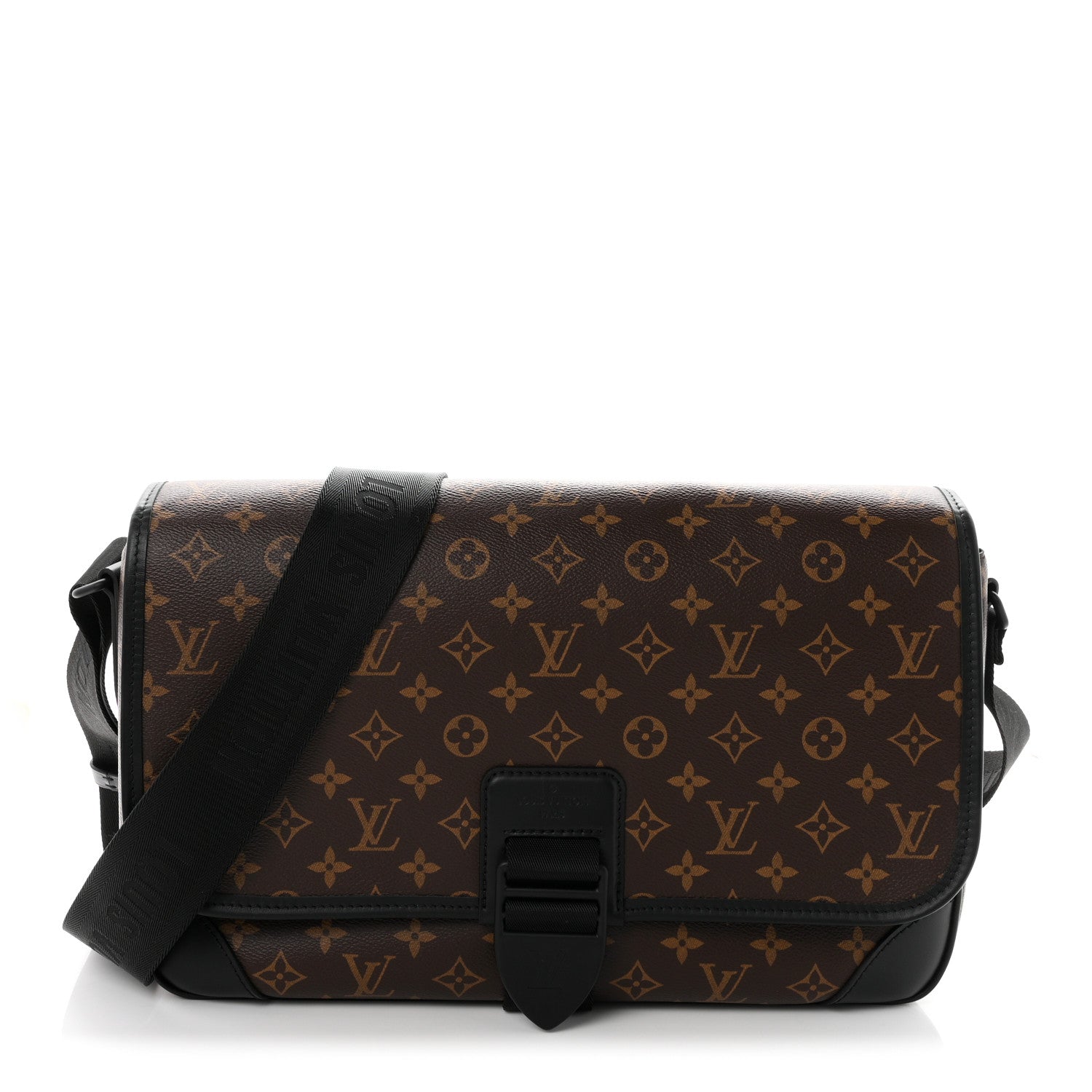 Louis Vuitton Monogram Macassar Archy Messenger GM 1 of 8