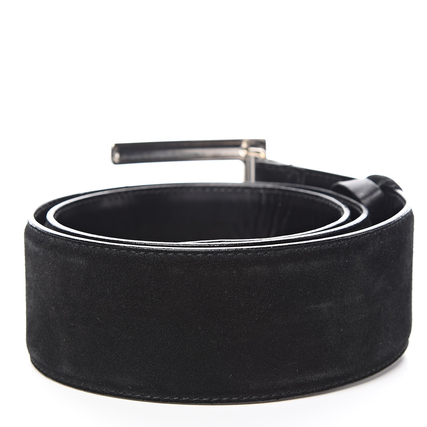 Gucci Suede G Logo Belt 80 32 Black 3 of 6