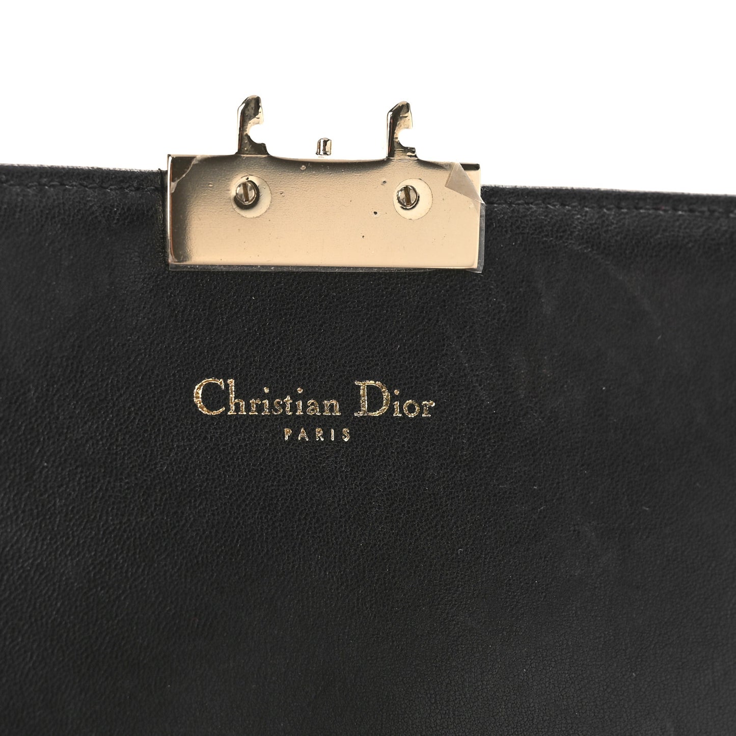 Lambskin Cannage Miss Dior Promenade Pouch Black
