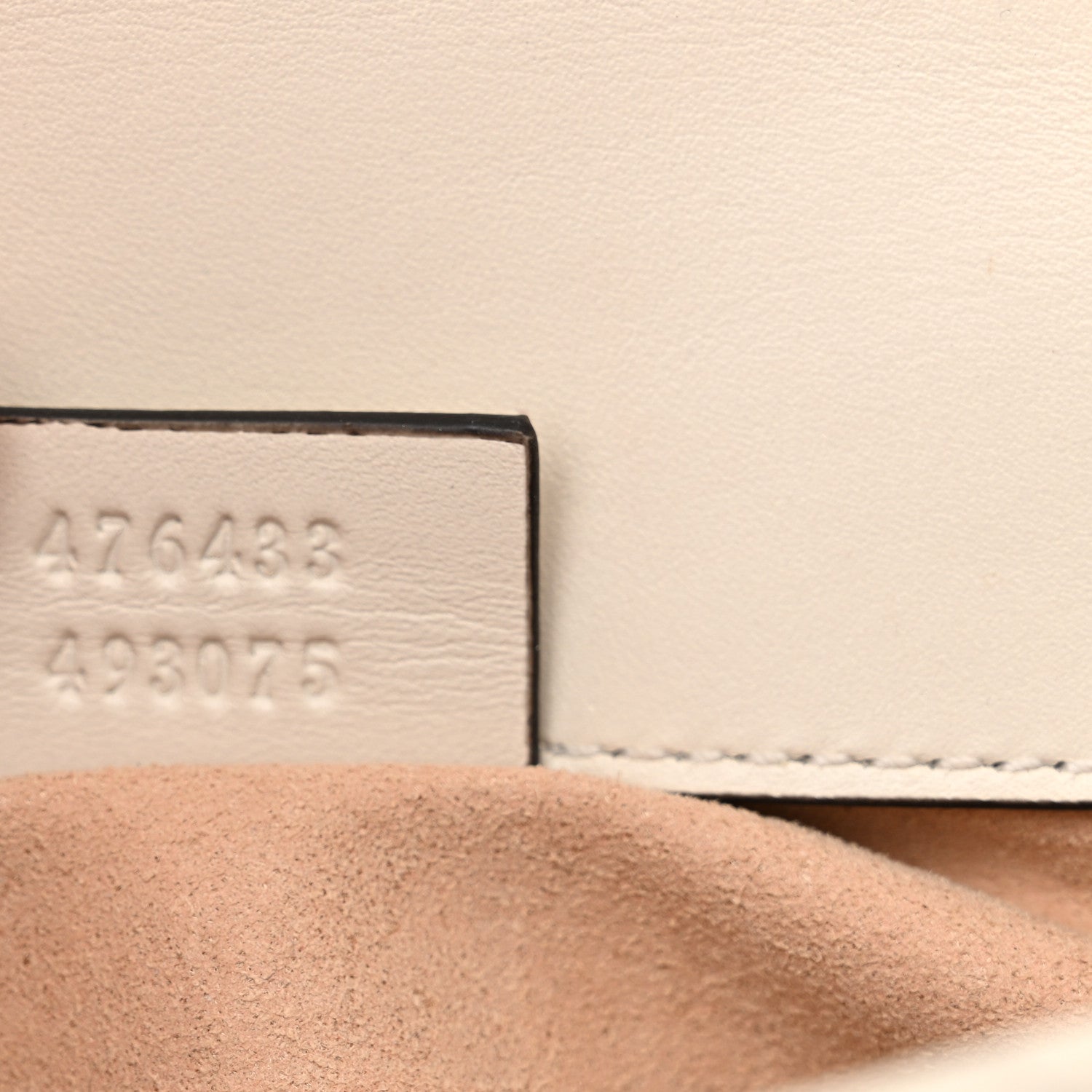 Gucci Calfskin Matelasse Super Mini GG Marmont Shoulder Bag White 7 of 10