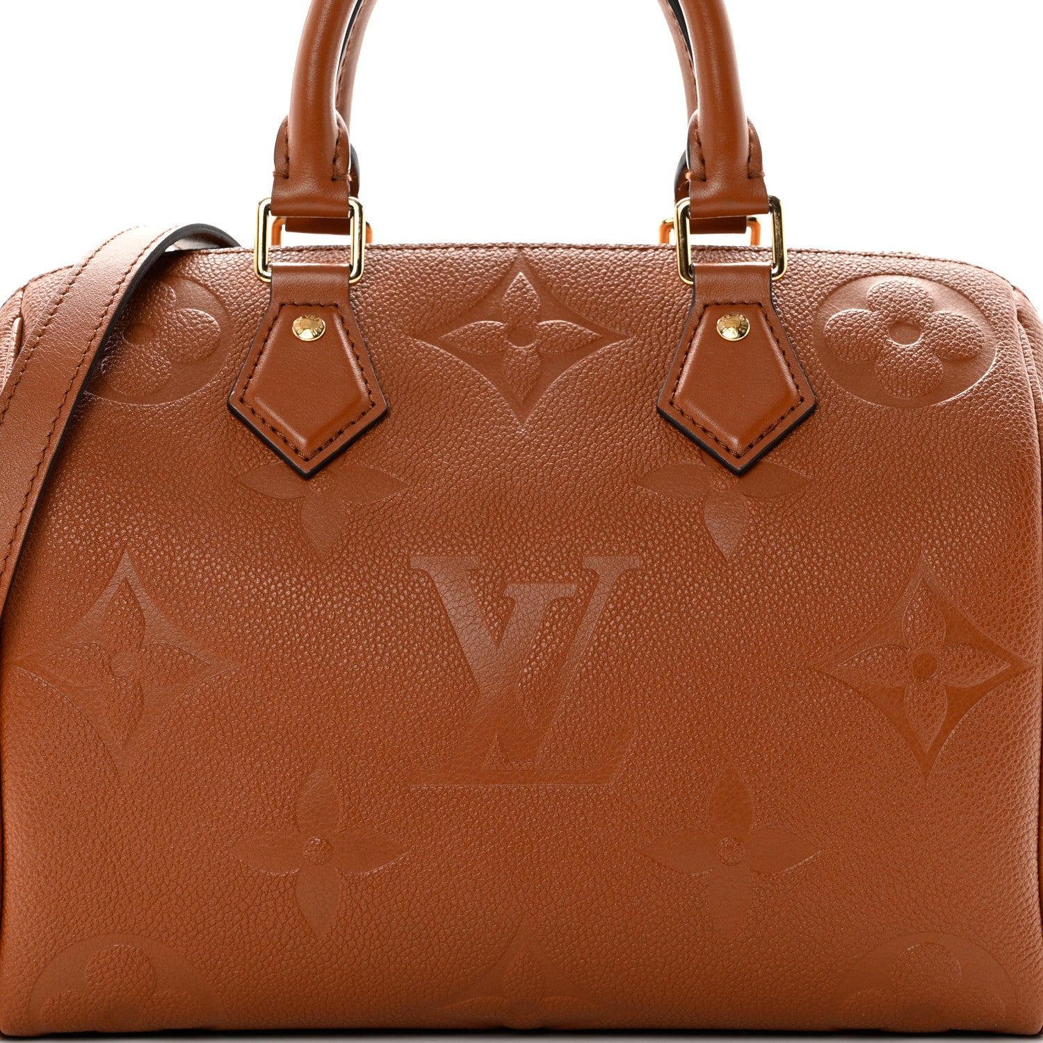 Louis Vuitton Empreinte Monogram Giant Speedy Bandouliere 25 Cognac 7 of 11