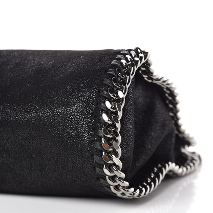 Stella McCartney Shaggy Deer Mini Falabella Fold Over Tote Black 9 of 9