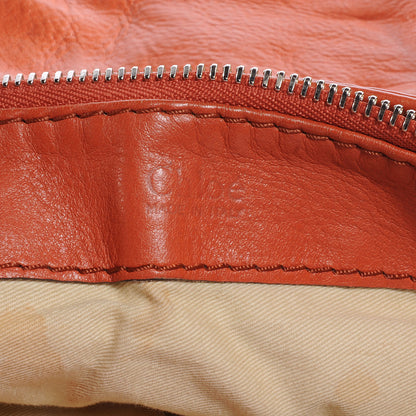 Chloe Leather Large Paddington Shoulder Bag Orange 6 of 6