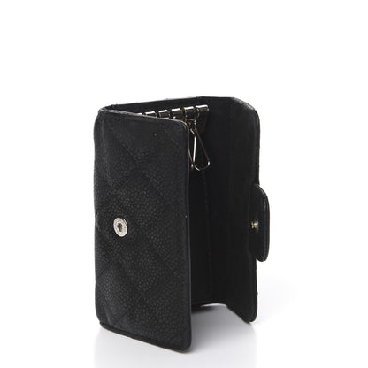 Chanel Caviar Quilted 6 Key Holder Black 11 of 12