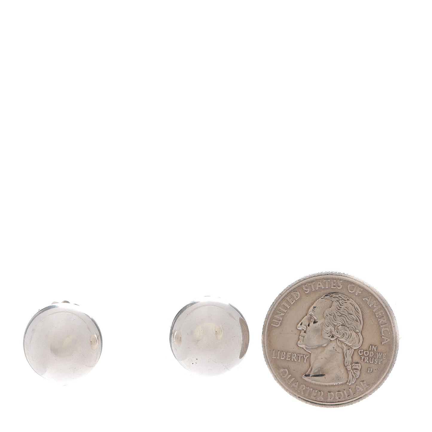 Sterling Silver 14mm HardWear Ball Earrings