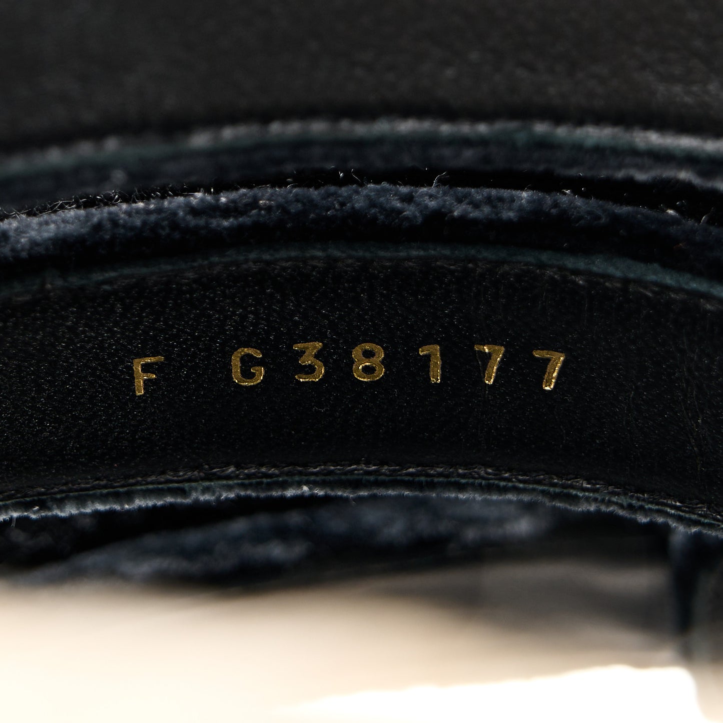 Velvet Lambskin CC Flat Sandals 40 Black