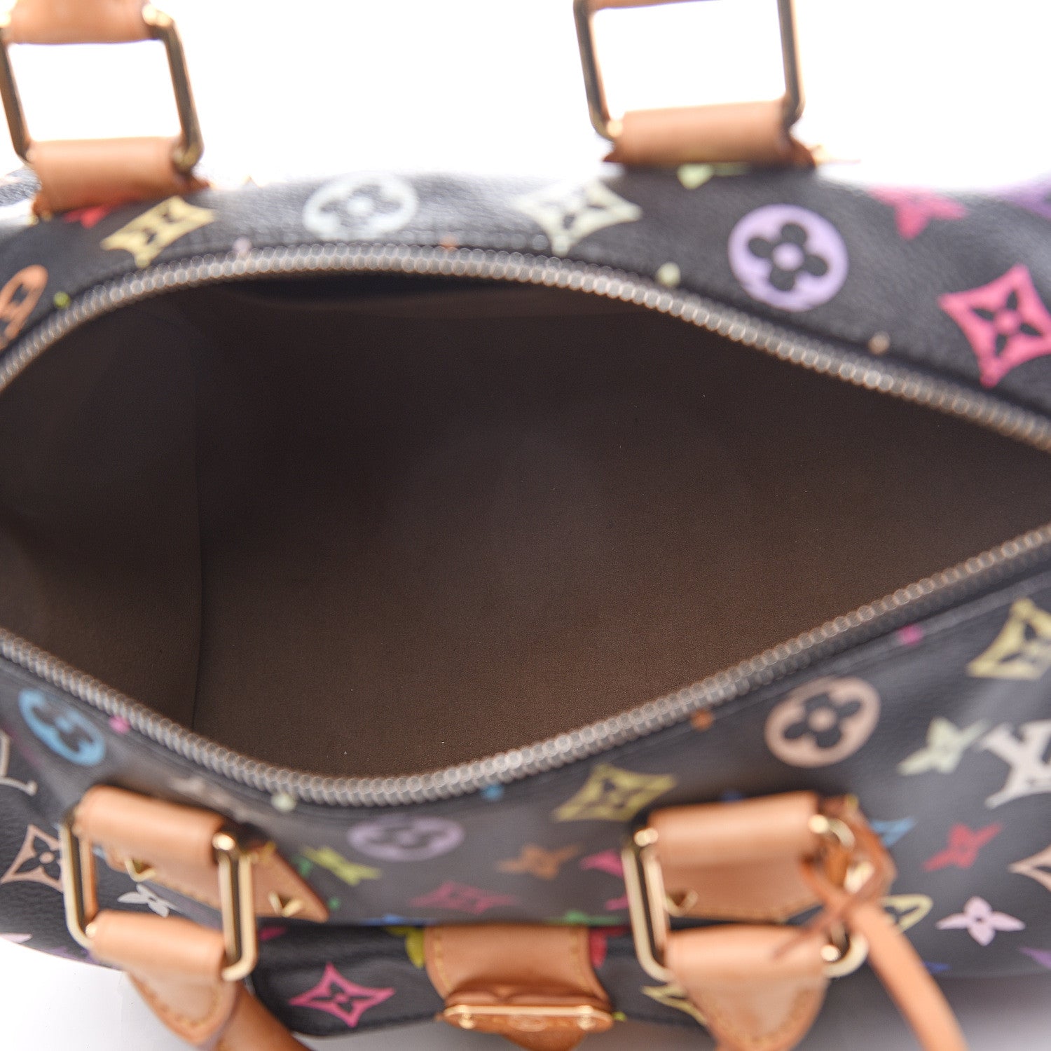 Louis Vuitton Monogram Multicolor Speedy 30 Black 4 of 17