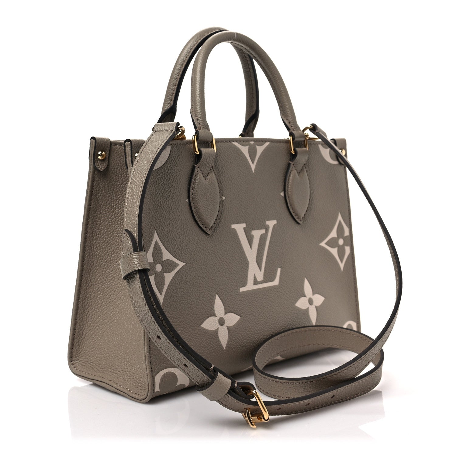 Louis Vuitton Empreinte Monogram Giant Onthego PM Tourterelle Creme 3 of 7