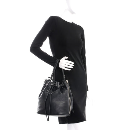 Balenciaga Veau Papier Plate Small Bucket Bag Black 3 of 8