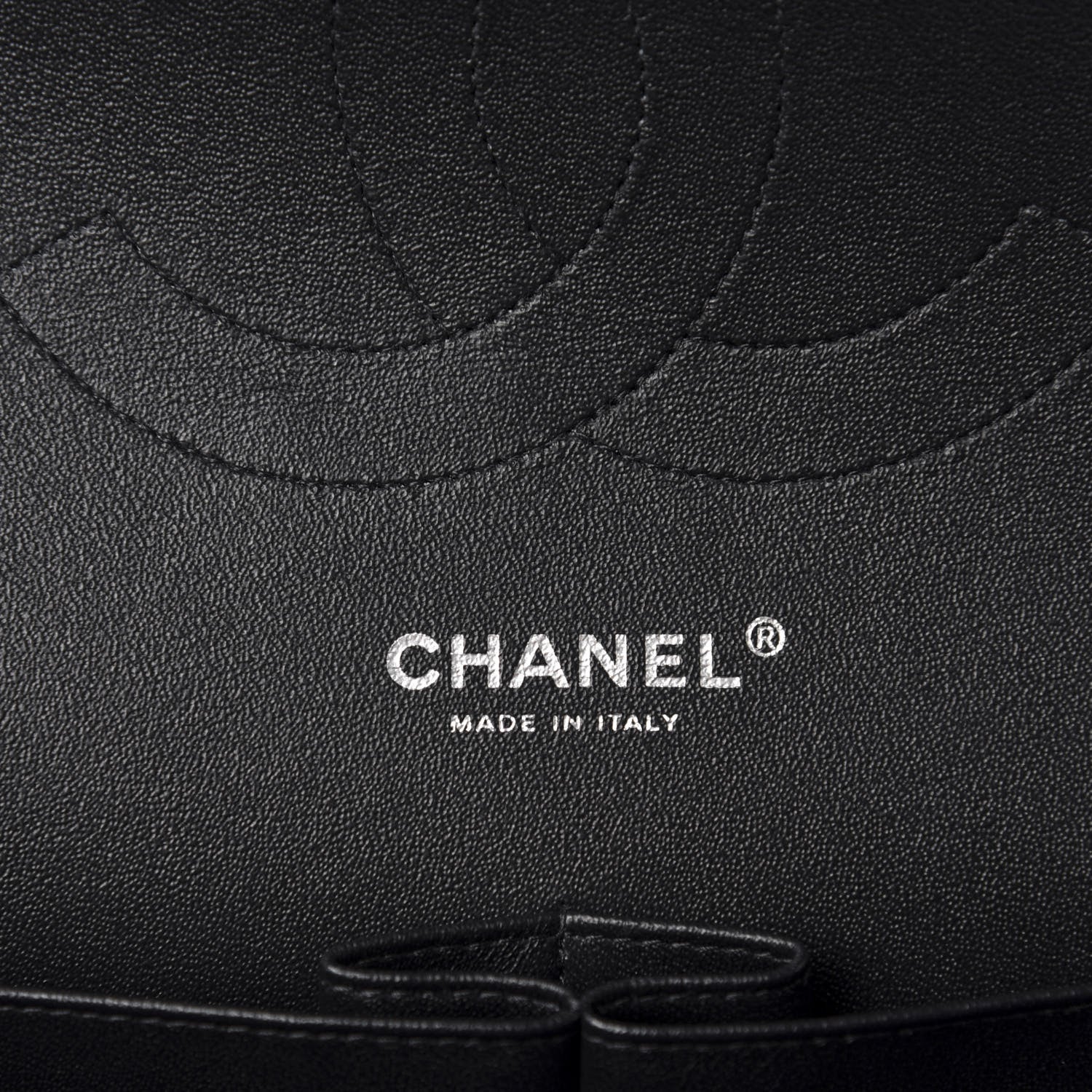 Chanel Shiny Distressed Calfskin Quilted Jumbo Double Flap So Black 8 of 11
