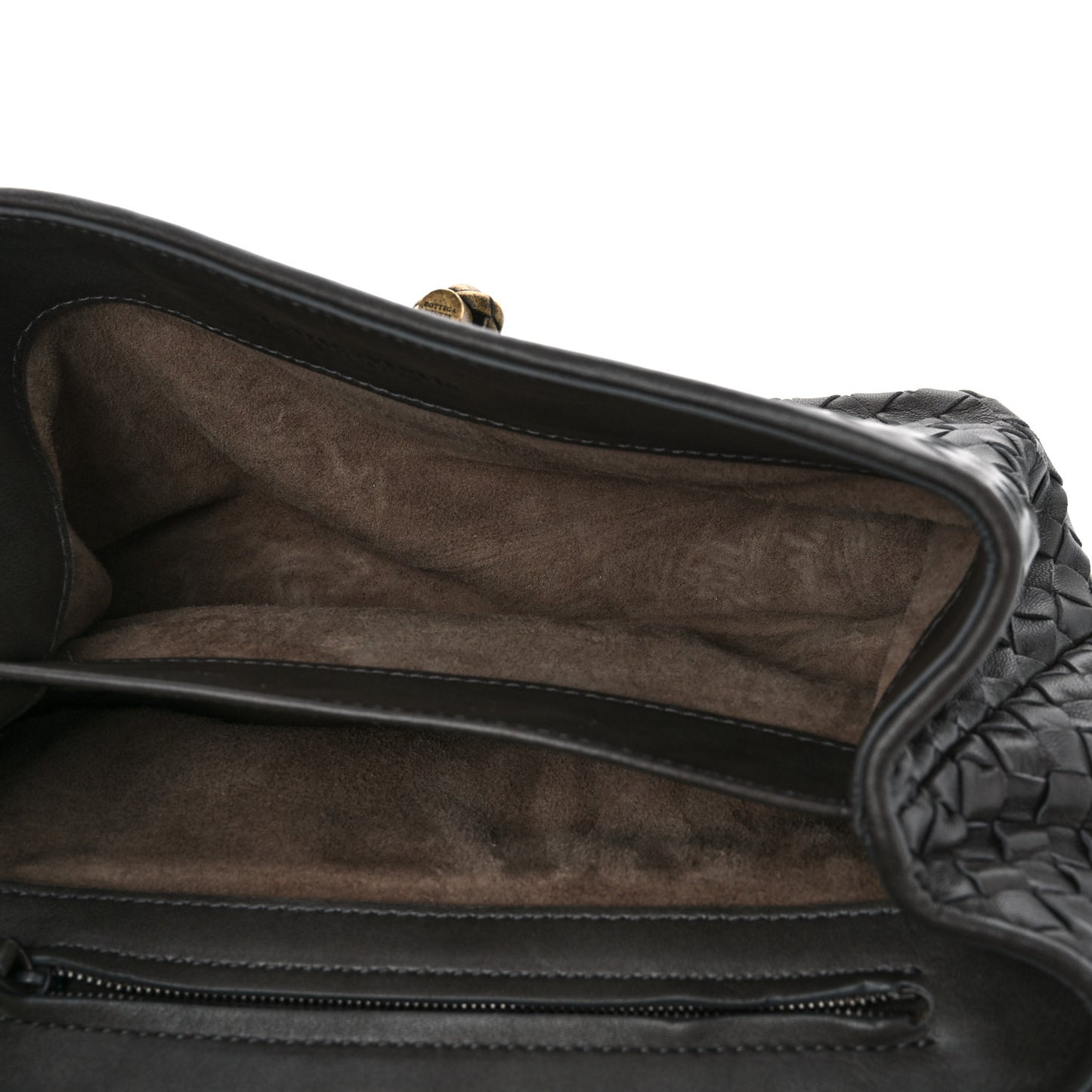 Nappa Intrecciato Olimpia Knot Bag Grey