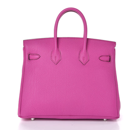 Hermes Togo Birkin 25 Magnolia 4 of 32