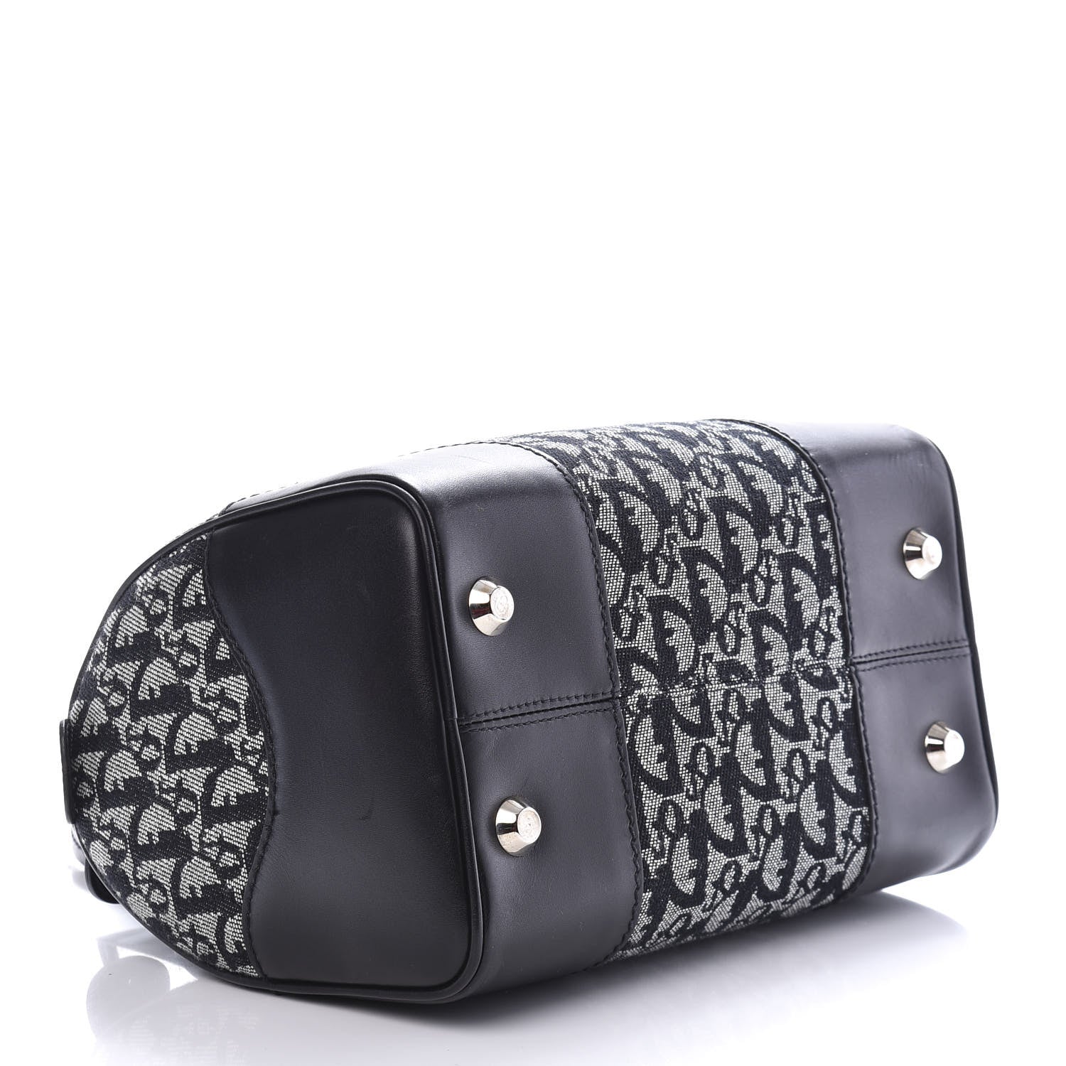 Christian Dior Monogram Boston Black 4 of 10