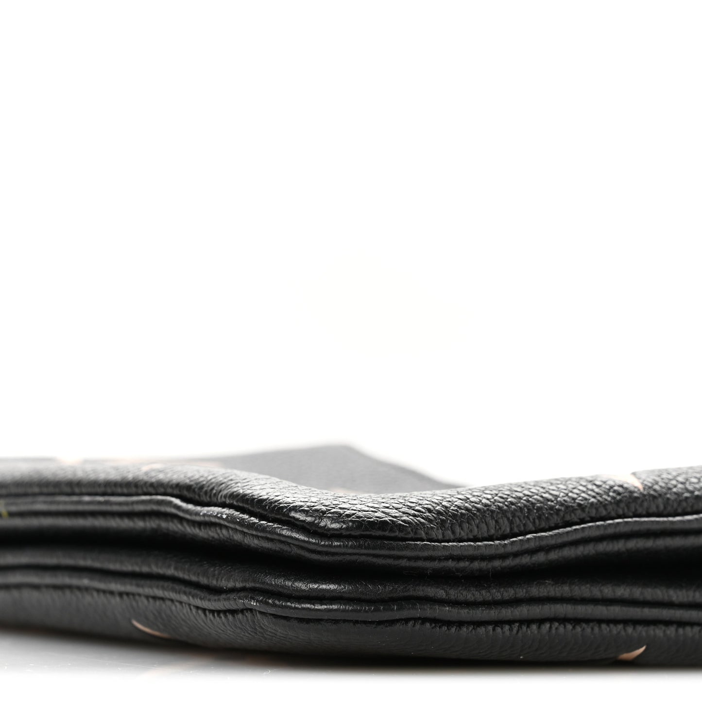 Empreinte Monogram Giant Double Zip Pochette Black Cream