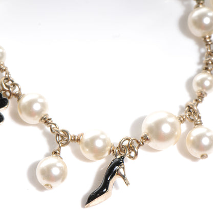 Chanel Pearl CC Charm Bracelet 3 of 5
