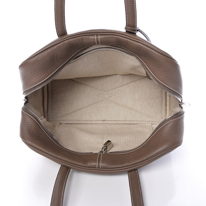 Hermes Taurillon Clemence Victoria II 35 Etoupe 5 of 14