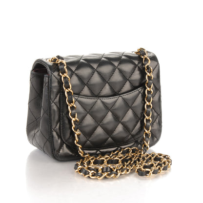 Chanel Lambskin Quilted Mini Square Flap Black 3 of 7
