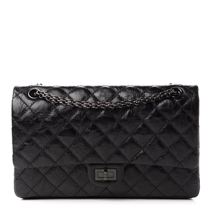 Chanel Aged Calfskin Quilted 2.55 Reissue 226 Flap So Black 1 of 11