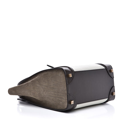 Celine Bullhide Micro Tri-Color Luggage Khaki 4 of 15