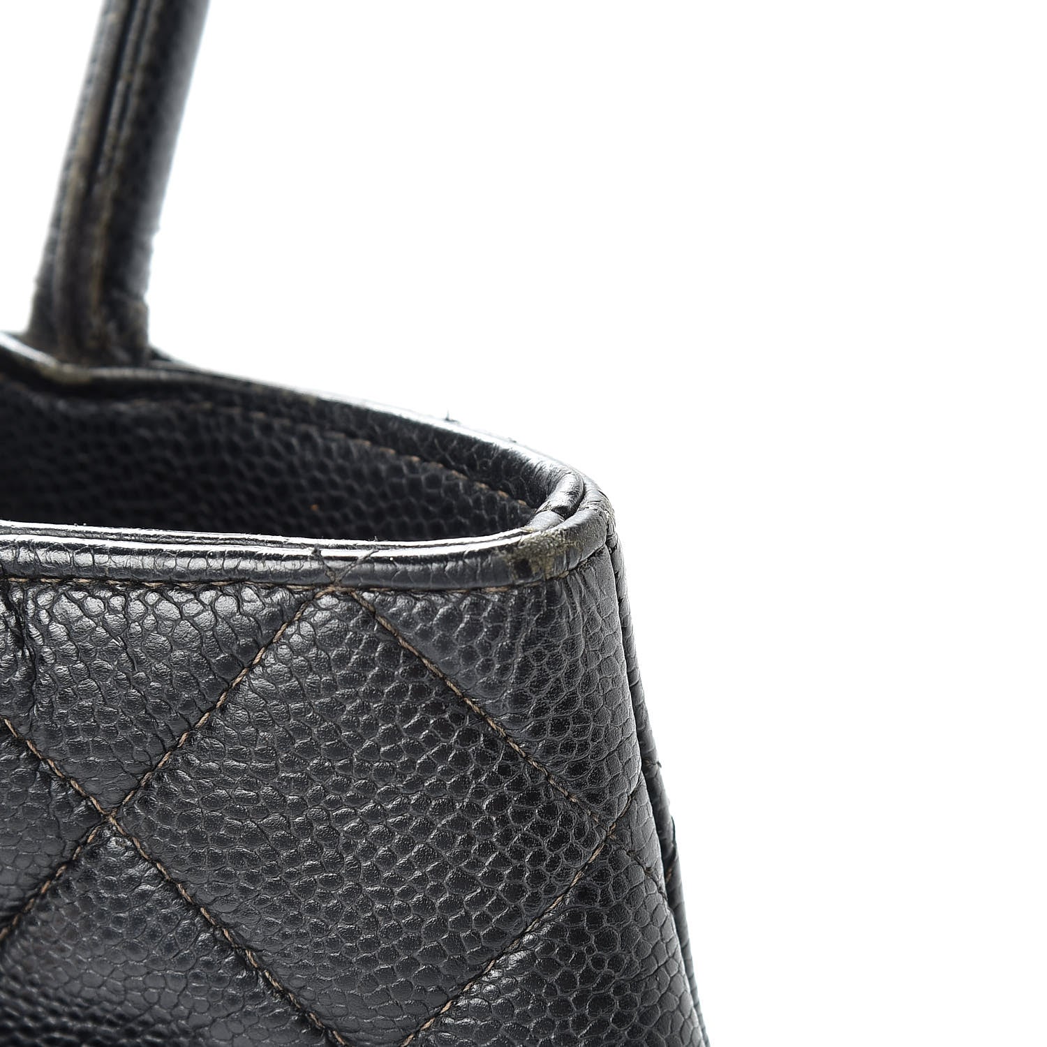 Chanel Caviar Quilted Medallion Tote Black 21 of 27