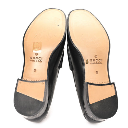 Gucci Agnello Plonge Granada Kid Mens Zumi Loafers 6 Black 6 of 10