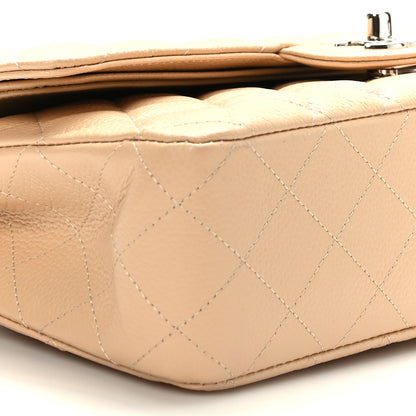 Chanel Caviar Quilted Medium Double Flap Beige 8 of 9