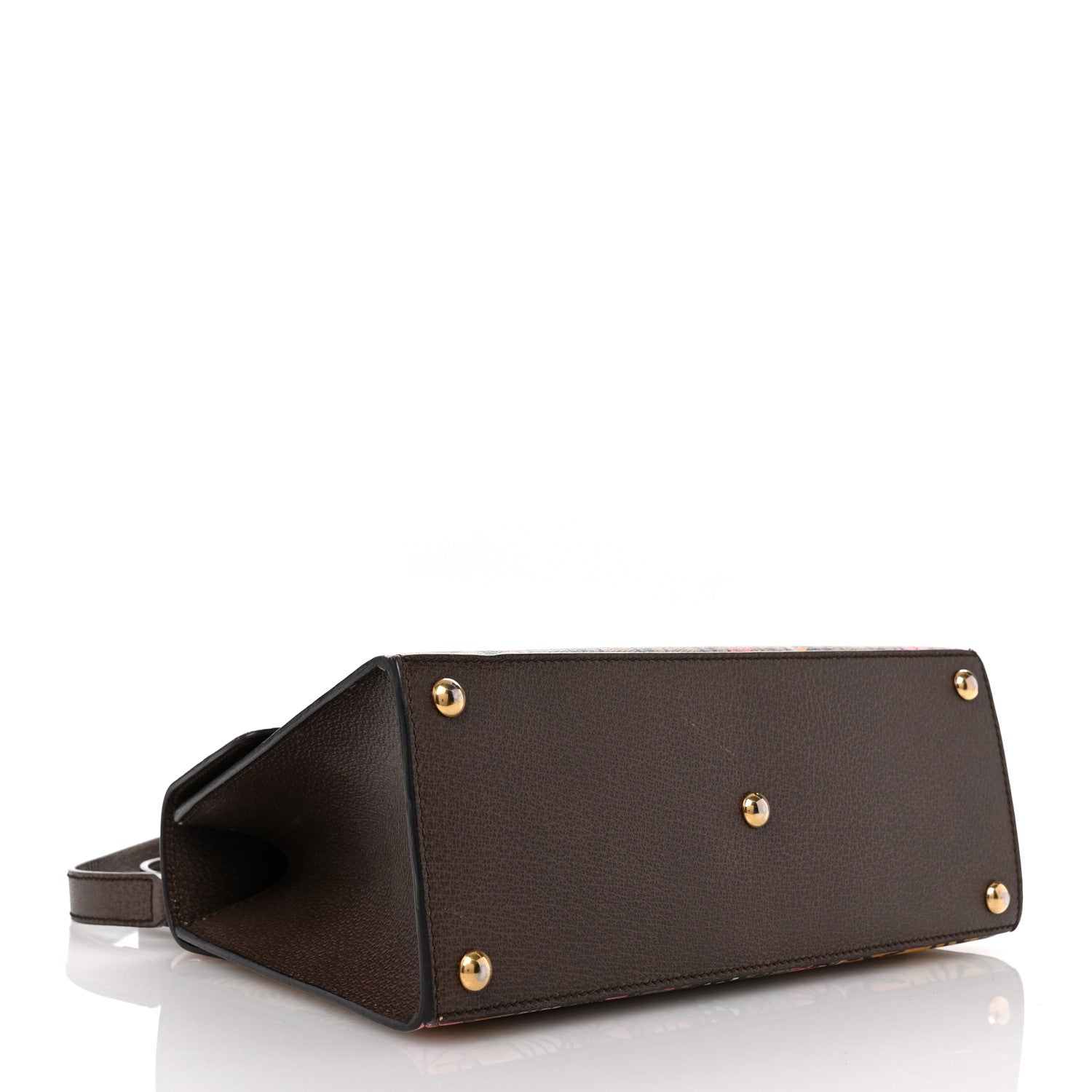 Gucci GG Supreme Monogram Bengal Small Padlock Top Handle Bag Beige Pink 4 of 11