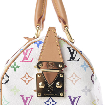 Louis Vuitton Monogram Multicolor Speedy 30 White 17 of 23