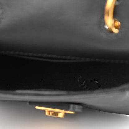 Burberry Trench Calfskin Mini DK88 Top Handle Bag Black 4 of 11