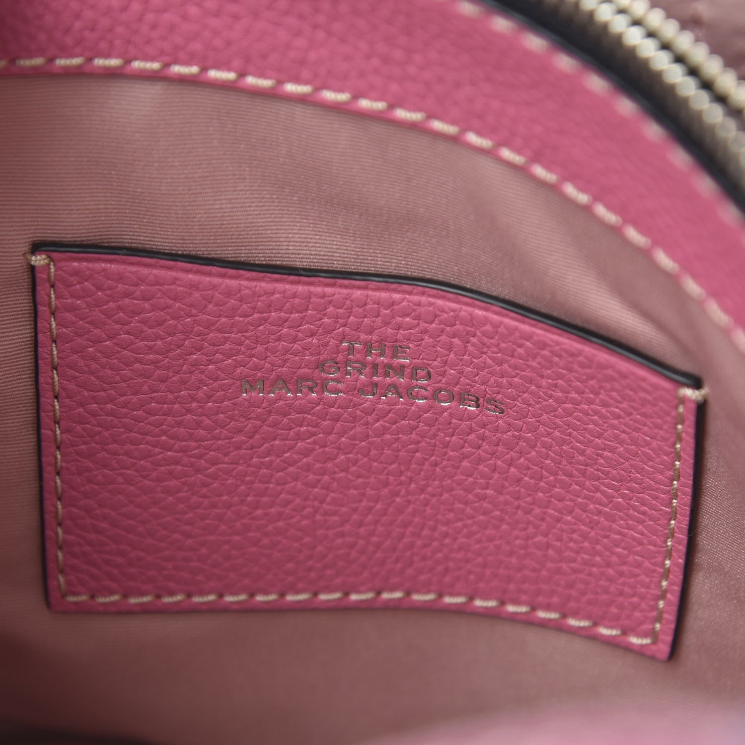 Marc Jacobs Grained Calfskin Mini Grind Tote Pink 6 of 11