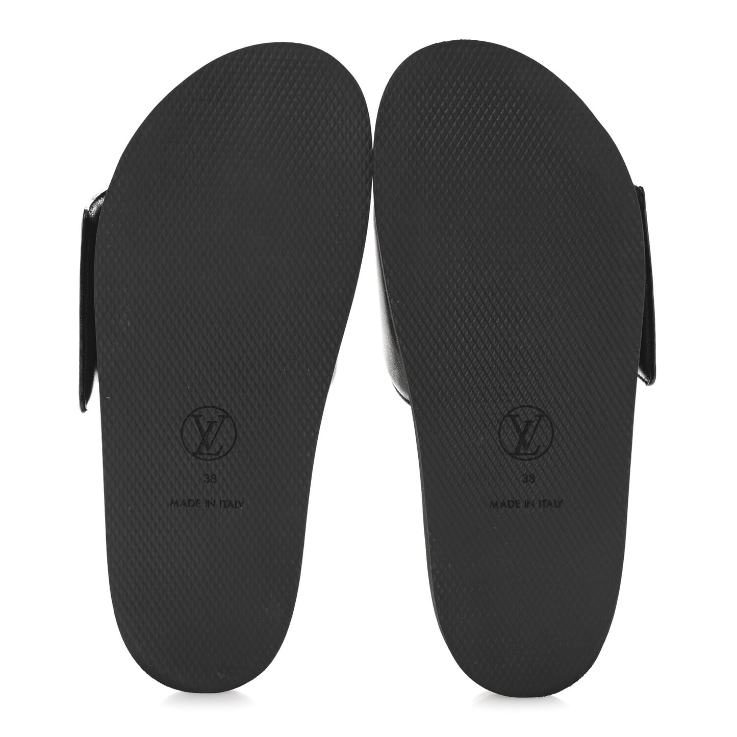 Calfskin Womens Pool Pillow Sunset Mules 38 Black