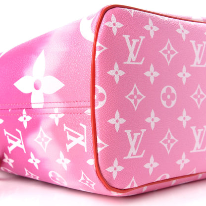 Louis Vuitton Monogram Escale Neverfull MM Rouge 5 of 9