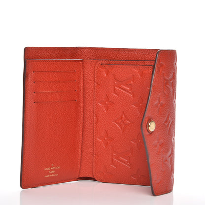 Louis Vuitton Empreinte Compact Curieuse Wallet Cherry 5 of 8