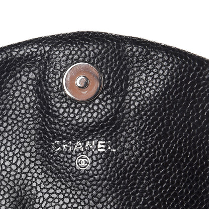 Chanel Caviar Half Moon Wallet On Chain WOC Black 6 of 9