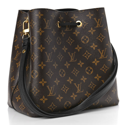 Louis Vuitton Monogram Neonoe MM Black 3 of 8