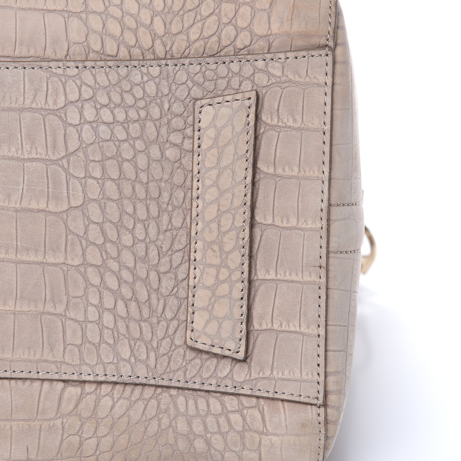 Givenchy Nubuck Crocodile Embossed Medium Antigona Beige 14 of 18