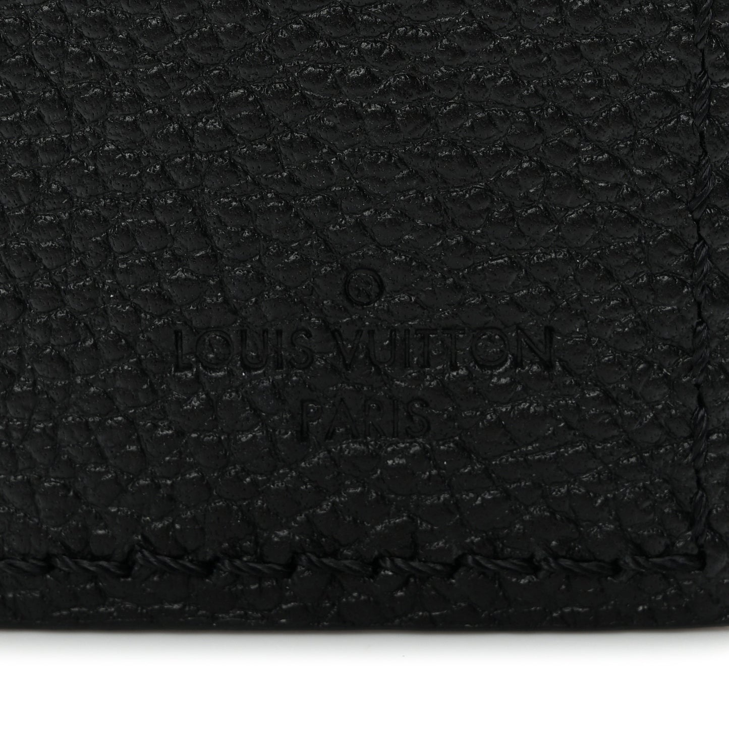 Calfskin Carryall Luggage Tag Black